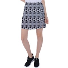 Abstract Boho Style Geometric Tennis Skirt by tmsartbazaar