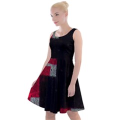 Abstract Tiles Knee Length Skater Dress by essentialimage