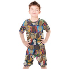 Wowriveter2020 Kids  Tee And Shorts Set by Kritter