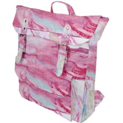 Abstract Marbling Buckle Up Backpack by kaleidomarblingart