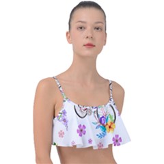 Cycle Ride Frill Bikini Top by designsbymallika