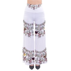 Our Lady Of The Flowers - By Larenard So Vintage Palazzo Pants by LaRenard