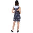 Moth pattern Racer Back Hoodie Dress View2