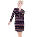 Halloween Button Long Sleeve Dress View1