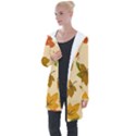 Autumn Leaves Longline Hooded Cardigan View1