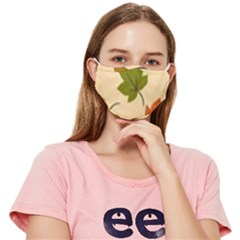 Autumn Leaves Fitted Cloth Face Mask (adult) by DithersDesigns