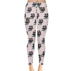 Rose D Amour - Pink - By Larenard Leggings  by LaRenard