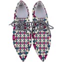 Geometric Pointed Oxford Shoes View1