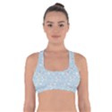 Birds And Flowers Cross Back Sports Bra View1