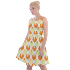 Saffron Knee Length Skater Dress by CuteKingdom