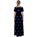 Formula One Black And White Graphic Pattern High Waist Short Sleeve Maxi Dress View2