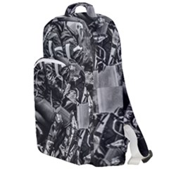 Motorcycle Riders At Highway Double Compartment Backpack by dflcprintsclothing