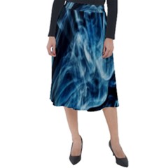 Cold Snap Classic Velour Midi Skirt  by MRNStudios