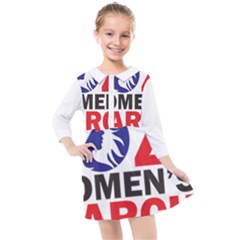 Womens March Kids  Quarter Sleeve Shirt Dress by happinesshack