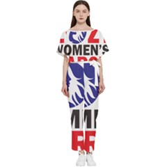 Womens March Batwing Lightweight Jumpsuit by happinesshack