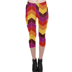 Geometric  Capri Leggings  by Sobalvarro