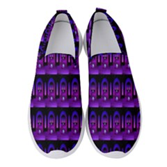 Violet Retro Women s Slip On Sneakers by Sparkle