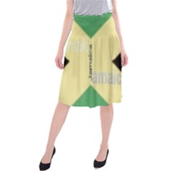 Jamaica, Jamaica  Midi Beach Skirt by Janetaudreywilson