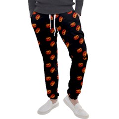 Kawaii Pumpkin Black Men s Jogger Sweatpants by vintage2030