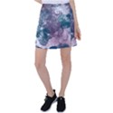 Teal and purple alcohol ink Tennis Skirt View1