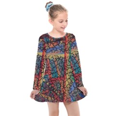 Crackle Kids  Long Sleeve Dress by WILLBIRDWELL