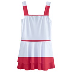 Flag Of Austria Kids  Layered Skirt Swimsuit by FlagGallery