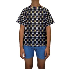 Shiny Skull Kids  Short Sleeve Swimwear by Sparkle