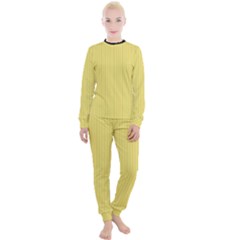 Arylide Yellow & Black - Women s Lounge Set by FashionLane