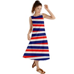 Patriotic Ribbons Summer Maxi Dress by Mariart