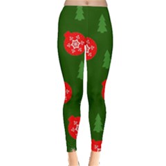 Christmas 001 Leggings  by MooMoosMumma