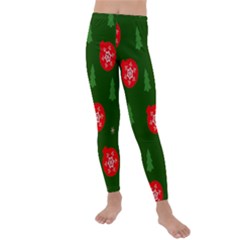 Christmas 001 Kids  Lightweight Velour Leggings by MooMoosMumma