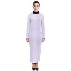 Brilliant White & Black - Turtleneck Maxi Dress by FashionLane