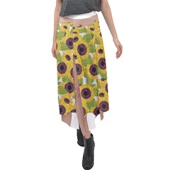 13-258654407-0-1-1 13-258654407-1-1-1 Velour Split Maxi Skirt by shoppingcart