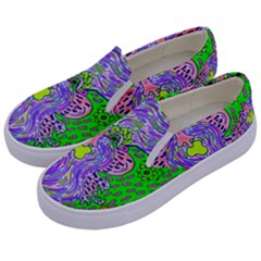 Shapechanger Kids  Canvas Slip Ons by chellerayartisans