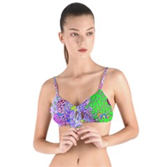 Shapechanger Tie Up Cut Bikini Top by chellerayartisans