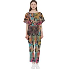 Mosaic Pieces                                                    Batwing Lightweight Jumpsuit by LalyLauraFLM