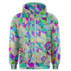 Watercolors Spots                                                          Men s Zipper Hoodie by LalyLauraFLM