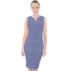 Lavender Violet - Midi Bodycon Dress by FashionLane