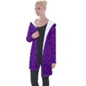 Cloister Advent Purple Longline Hooded Cardigan View1