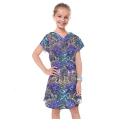 Metallizer Factory Glass Kids  Drop Waist Dress by Mariart