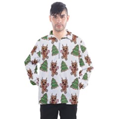 Gingerbread Krampus Men s Half Zip Pullover by Valentinaart