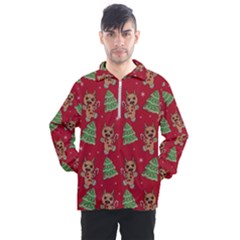 Gingerbread Krampus Men s Half Zip Pullover by Valentinaart