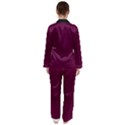 Boysenberry Purple - Satin Long Sleeve Pyjamas Set View2