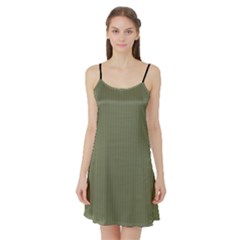 Calliste Green - Satin Night Slip by FashionLane