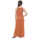 Coral Rose - Sleeveless Velour Maxi Dress View2