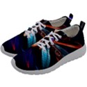 Fractal Flower Mens Athletic Shoes View2