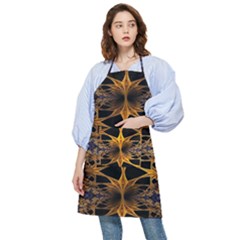 Fractal Flower Pocket Apron by Sparkle