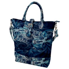 Fractal Swings Buckle Top Tote Bag by Sparkle