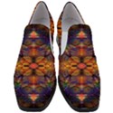 Fractal Flower Women Slip On Heel Loafers View1