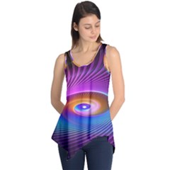 Fractal Illusion Sleeveless Tunic by Sparkle